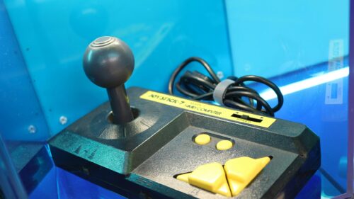 Retro Gaming Joystick Mark II Controller Close Up 4K Wallpaper