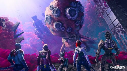Guardians of the Galaxy Epic Team Space Adventure 4K Desktop Wallpaper