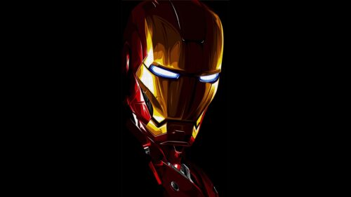 Epic Iron Man Cinematic Armor Suit Glowing Arc Reactor 4K Desktop Wallpaper