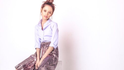 Stunning Jenna Ortega Cinematic Portrait High Definition Desktop Wallpaper