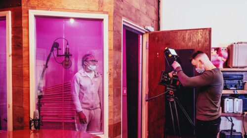Music Recording Studio Session Behind the Scenes 4K Wallpaper