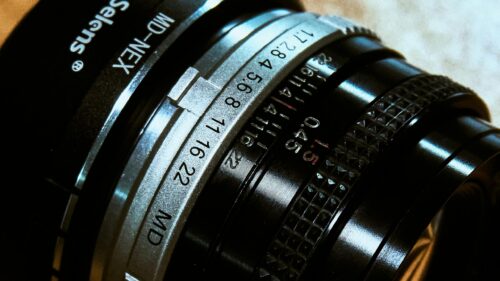 Macro Photography Vintage Camera Lens Detail 4K Wallpaper