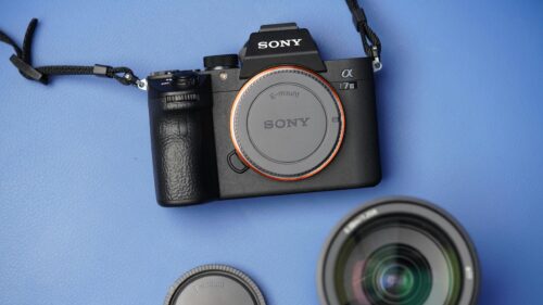 Professional Sony Alpha A7 III Camera Setup 4K Desktop Wallpaper