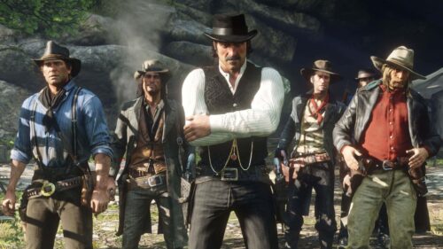 Red Dead Redemption 2 Arthur Morgan Cinematic Landscape Gaming Wallpaper 4K
