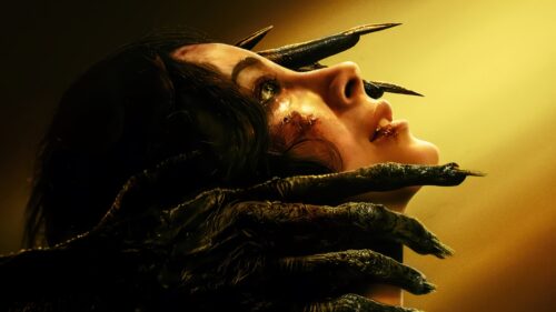 Chilling Horror Movie Cinematic Atmosphere with Spooky Shadows 4K Desktop Wallpaper
