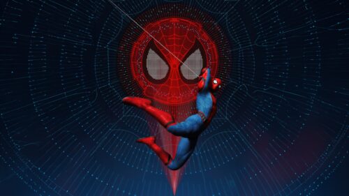 Epic Cinematic Spider-Man Action Pose High Resolution 4K Desktop Wallpaper