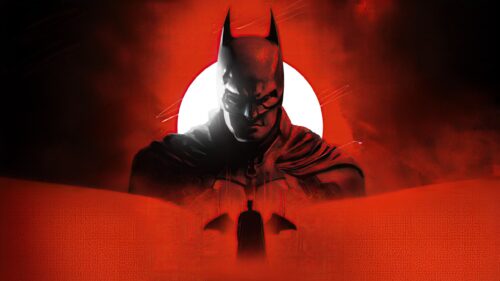Dark Knight Rises The Batman Silhouette Cinematic 4K Desktop Wallpaper