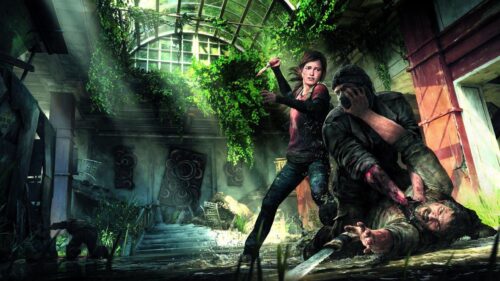 The Last of Us Joel and Ellie Post-Apocalyptic Gaming Wallpaper for PC Desktop
