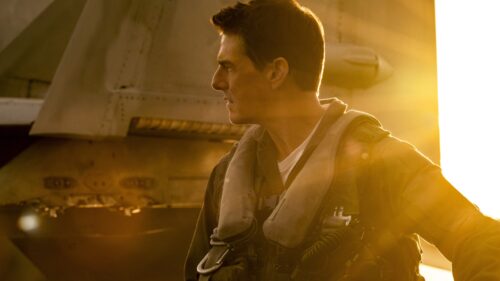 Top Gun Maverick F 18 Super Hornet Fighter Jet Cinematic Flight 4K Desktop Wallpaper