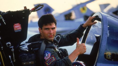 High-Quality Top Gun Maverick F 18 Super Hornet Cinematic Flight Scene 4K Desktop Wallpaper