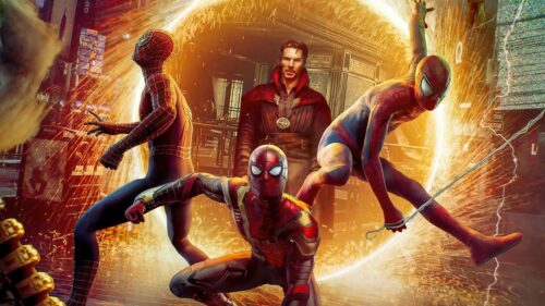 Spider-Man Multiverse and Doctor Strange Epic 4K Desktop Wallpaper