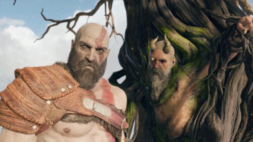 Kratos and Mimir God of War Ragnarok 4K PC Wallpaper