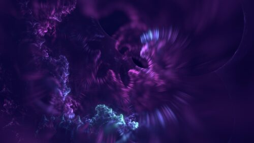 Ethereal Purple Fractal Nebula Abstract 4K PC Wallpaper
