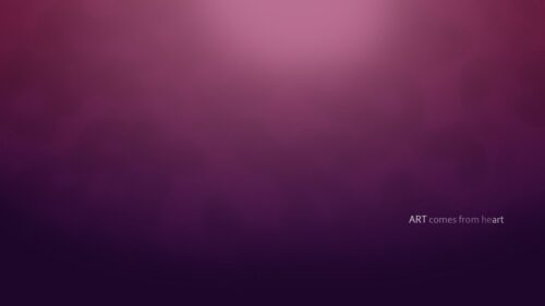 Minimalist Purple Gradient Texture with Inspirational Quote PC Wallpaper
