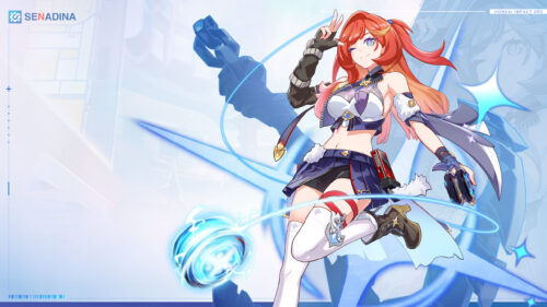 Senadina Honkai Impact 3rd Vibrant Anime Girl 4K Desktop Wallpaper