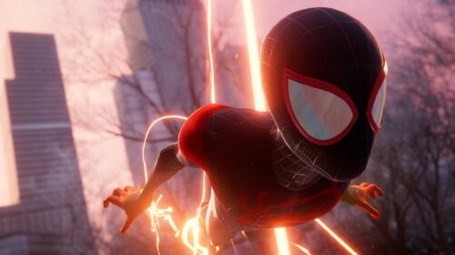 Miles Morales Spider-Man Cinematic Action 4K PC Wallpaper