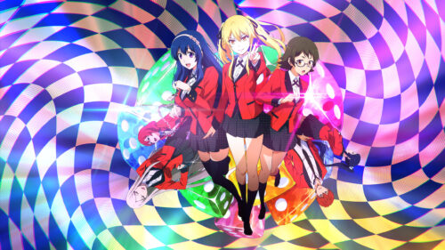 Kakegurui Compulsive Gambler Anime Characters 4K Desktop Wallpaper