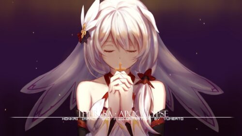 Theresa Apocalypse Honkai Impact 3rd Anime Girl Prayer 4K Wallpaper