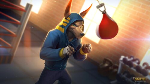 Anubis Smite Boxer Training in Gym High Quality 4K Wallpaper
