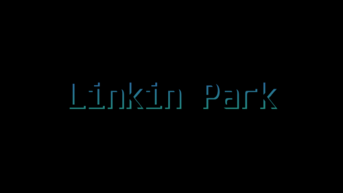 Minimalist Linkin Park Logo Blue Gradient PC Wallpaper