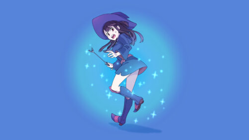 Atsuko Kagari Little Witch Academia Magic Sparkles Desktop Wallpaper