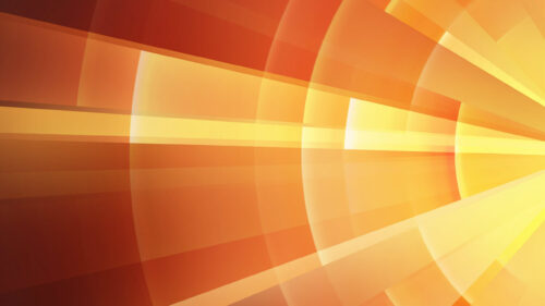 Abstract Golden Light Rays Geometric Circles 4K Wallpaper