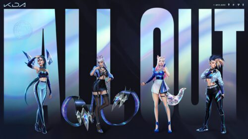 KDA All Out Group Members 4K Wallpaper for Desktop