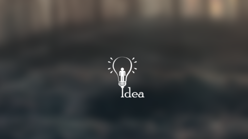 Minimalist Idea Lightbulb Concept Creative Desktop Wallpaper