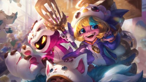 League of Legends Pajama Guardian Lulu and Friends 4K PC Wallpaper