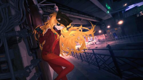 Asuka Langley Soryu Neon Genesis Evangelion Anime Girl 4K PC Wallpaper