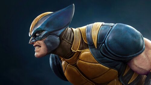 Epic Wolverine Cinematic Action Pose High Resolution Desktop Wallpaper