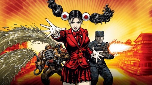 Yuriko Omega and Soviet Forces Command & Conquer Red Alert 3 Desktop Wallpaper