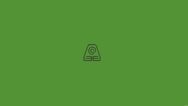 Minimalist Earth Kingdom Symbol Avatar The Last Airbender Desktop Wallpaper