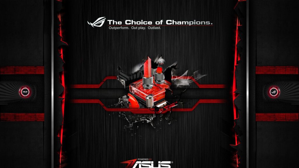 ASUS Republic of Gamers Liquid Cooling System Desktop Wallpaper