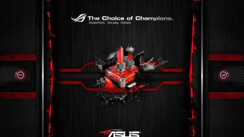 ASUS Republic of Gamers Liquid Cooling System Desktop Wallpaper