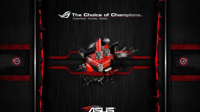 ASUS Republic of Gamers Liquid Cooling System Desktop Wallpaper