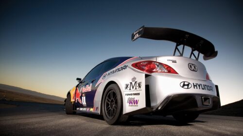 Rhys Millen Racing Hyundai Genesis Coupe Red Bull Racing 4K Wallpaper
