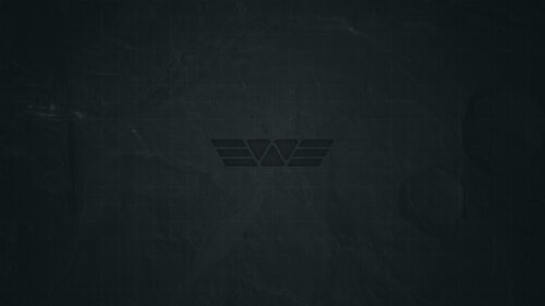 Minimalist Dark Grey Abstract Logo Desktop Wallpaper