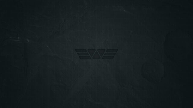 Minimalist Dark Grey Abstract Logo Desktop Wallpaper