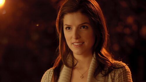 Anna Kendrick Beautiful Close-up Portrait in Cozy Knit Sweater 4K Desktop Wallpaper