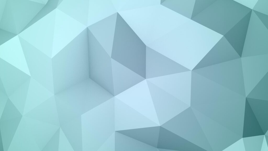 Minimalist Light Blue Low Poly Geometric Abstract Desktop Wallpaper