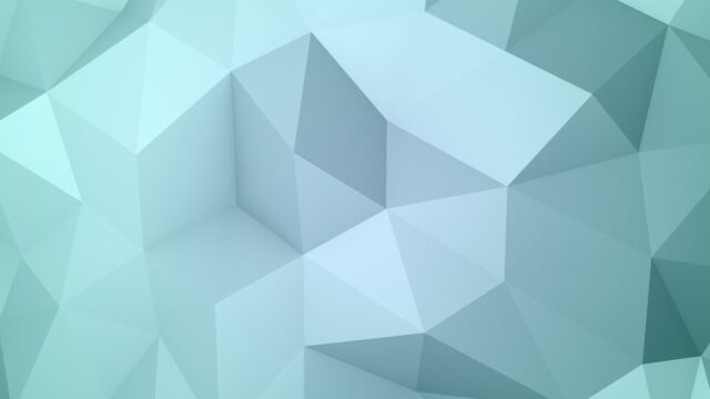 Minimalist Light Blue Low Poly Geometric Abstract Desktop Wallpaper