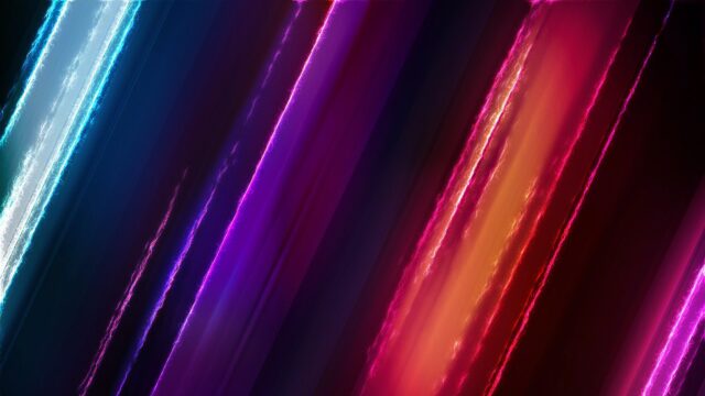 Abstract Neon Motion Blur Light Streaks 4K Desktop Wallpaper