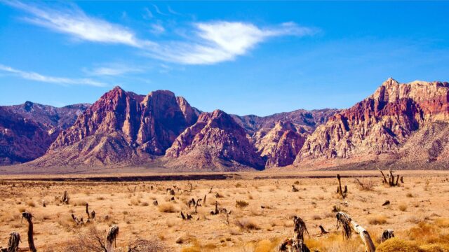 Red Rock Canyon Desert Landscape Scenery Desktop Wallpaper