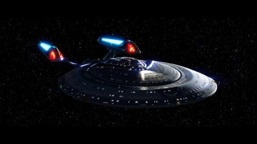 USS Enterprise NCC-1701E Starship Deep Space 4K PC Wallpaper