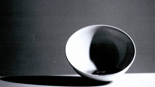 Minimalist Black and White Bowl Still Life Photography 4K Wallpaper