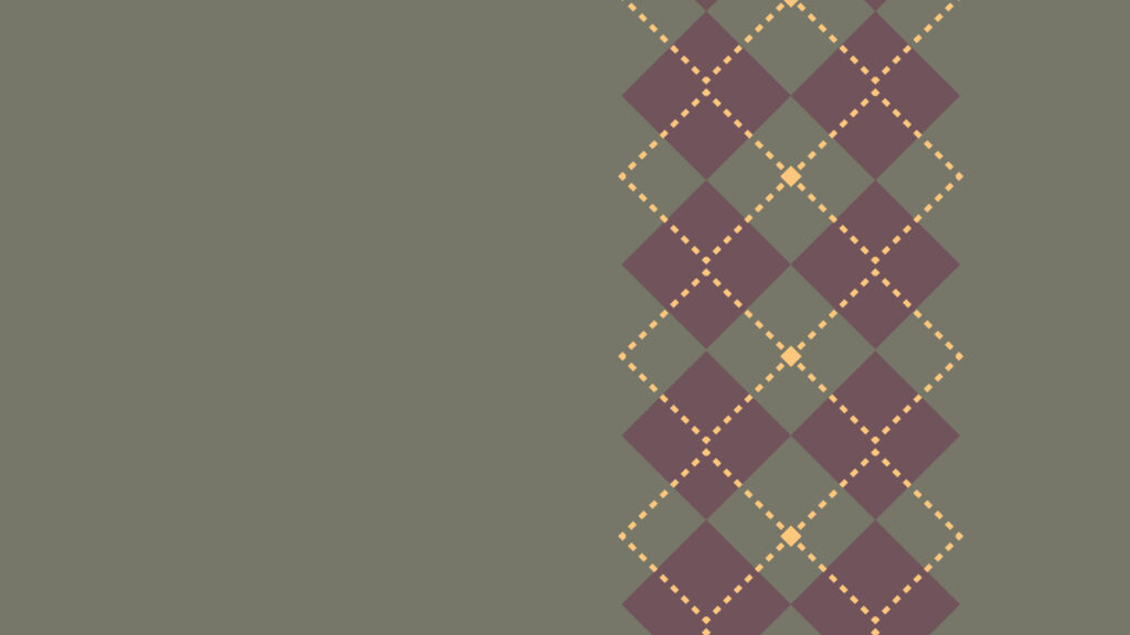 Minimalist Olive Green Argyle Pattern Aesthetic 4K Desktop Wallpaper