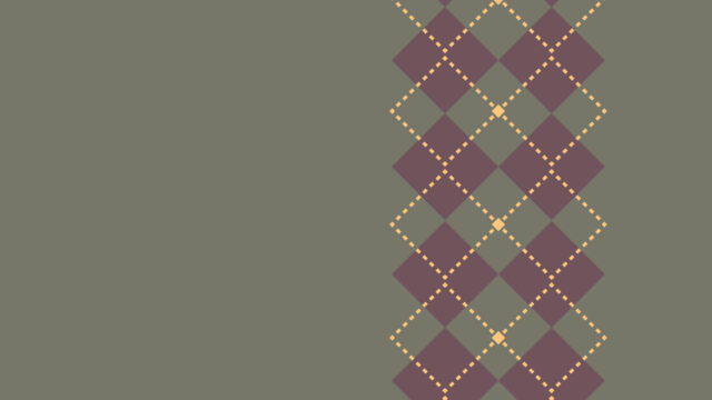 Minimalist Olive Green Argyle Pattern Aesthetic 4K Desktop Wallpaper