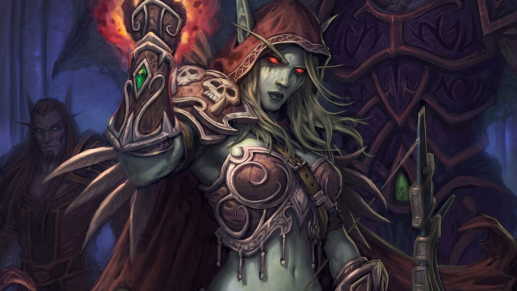 Sylvanas Windrunner Dark Ranger World of Warcraft 4K PC Desktop Wallpaper