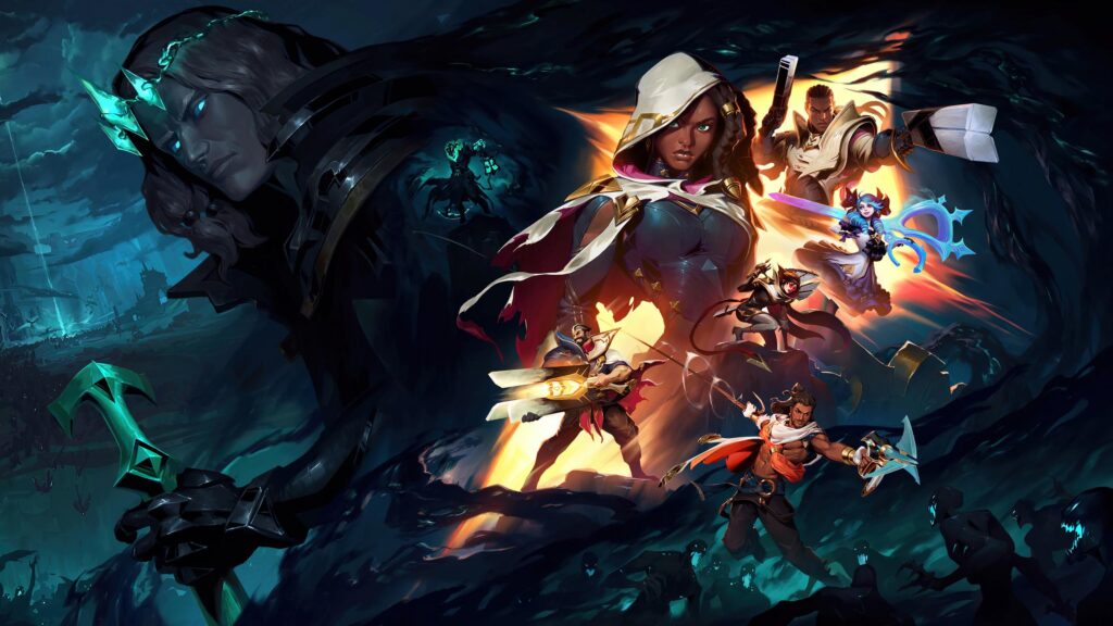 League of Legends Sentinels of Light vs Viego Desktop Wallpaper